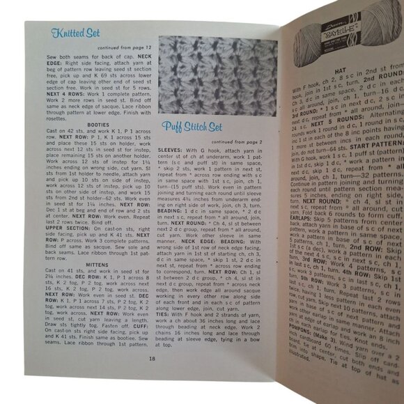 Star Book 220 Babies Knit Crochet American Thread Fun‎ to Dress Vintage Patterns - Picture 3 of 5